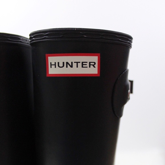New Hunter Boots Women’s Black Tall Matte Original - Picture 6 of 8